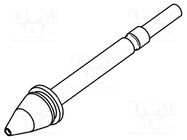 Tip: for desoldering irons; 0.8x2.1mm ERSA