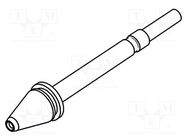 Tip: for desoldering irons; 1.5x2.9mm ERSA