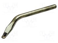 Tip; bent chisel; 4.8mm; for  soldering iron ERSA