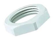 LOCKNUT, NYLON, M25, BLACK