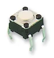 SWITCH, TACTILE, 6X6MM, VERT, RED