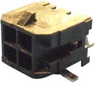 CONNECTOR, HEADER, 4POS, 2ROW, 3MM