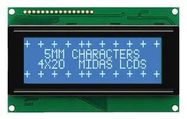 DISPLAY, ALPHANUMERIC, 20X4, WHITE