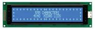 DISPLAY, ALPHANUMERIC, 40X4, WHITE