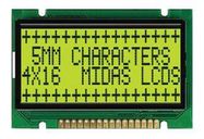 DISPLAY, ALPHANUMERIC, 16X4, NOBACKLIGHT