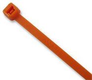 CABLE TIE, 368X4.8MM, ORG, PK100
