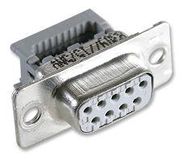 SOCKET, D SUB, IDC, CRIMP, 9WAY