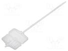 Cable tie; with label; L: 200mm; W: 5mm; polypropylene; -30÷110°C LAPP