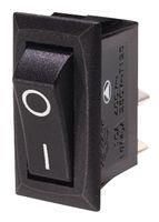 ROCKER SWITCH, SPST, 16A, 250VAC, PANEL