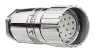 SOCKET, M23, 19P CABLE DIA. 10-14MM