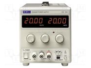 Power supply: laboratory; switched-mode,single-channel; 0÷20VDC AIM-TTI