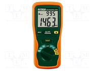 Meter: insulation resistance; LCD; Sampling: 2,5x/s; VAC: 1÷750V EXTECH