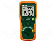 Meter: insulation resistance; LCD; Sampling: 2,5x/s; VAC: 1÷750V EXTECH