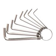 Hex Key Sets 1.5-6mm Deli Tools EDL3080 (silver), Deli Tools