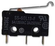 MICROSWITCH, 5A, SIM ROLLER, SPDT, PCB