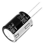 CAP, 220UF, 35V, ALU ELEC, RADIAL