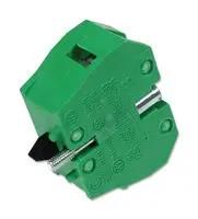 CONTACT BLOCK, NO, GREEN