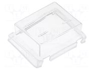 Accessories: cover; Body: transparent BULGIN