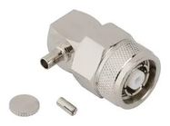 RF COAX CONN, TNC RP, R/A PLUG, 50 OHM