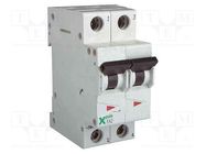 Circuit breaker; 230/400VAC; Inom: 16A; Poles: 1+N; Charact: C; 15kA EATON ELECTRIC