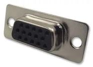 D SUB CONN, RCPT, 15POS, DA, SLDR CUP