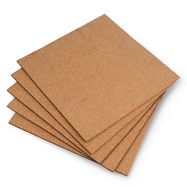 Fine cork board - 3mm - 200x200mm - 5pcs.