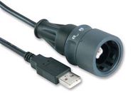 USB CABLE, 2.0, TYPE A PLUG-PLUG, 5M