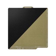BIQU Panda textured PEI x smooth PET CF - double-sided magnetic overlay - for Bambu Lab P1, X1 and A1 printers - 257x257mm