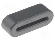 Ferrite: one-piece; 28AWG; 20Ω; A: 19mm; B: 6mm; C: 6.5mm; D: 13.5mm FERROCORE