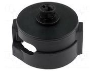 Cartridge retainer cap; black; polyamide FISNAR