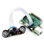 Camera HD F Night Vision OV5647 5Mpx - IR with focus adjustment for Raspberry Pi + IR modules - Waveshare 10299