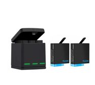 Telesin Box three-channel charger for GoPro Hero 5/6/7/8 + 2 batteries (GP-BNC-801), Telesin
