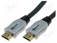 Cable; HDMI plug,both sides; HDMI 1.4; 3m PROLINK