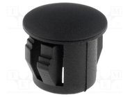 Stopper; polyamide; Wall thick: 3.3mm; H: 10.1mm; black 