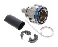 BACKSHELL, STR, RJ45 PLUG, ALUM ALLOY