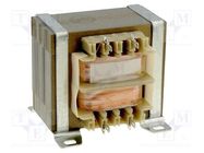 Transformer: mains; 40VA; 230VAC; 7.4V; 7.4V; 2A; 2A; Leads: for PCB INDEL