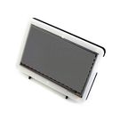 Capacitive touch screen IPS LCD, 7" (C) 1024x600px HDMI + USB Rev 4.1 for Raspberry Pi + case black and white - Waveshare 11303