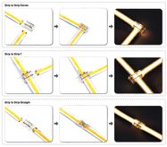 Fast Connector 3rd Gen. 9w1 SMD/COB 2pin 8mm 5A PCB-PCB PRIME (10 pcs.)