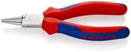 KNIPEX 22 05 140 Round Nose Pliers with multi-component grips chrome-plated 140 mm