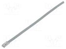 Cable tie; L: 152mm; W: 4.5mm; stainless steel; steel; Ømax: 25mm FIX&FASTEN