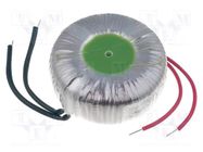 Transformer: toroidal; 100VA; 230VAC; 55V; 1.81A; Leads: cables BREVE TUFVASSONS