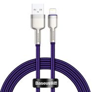 USB cable for Lightning Baseus Cafule, 2.4A, 1m (purple), Baseus