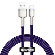 USB cable for Lightning Baseus Cafule, 2.4A, 1m (purple), Baseus