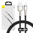 USB cable for Lightning Baseus Cafule, 2.4A, 0,25m (black), Baseus