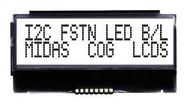 LCD, COG 16X2, I2C, FSTN BLK ON WHITE