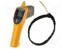 Infrared thermometer; LCD; -40÷550°C; Accur.(IR): ±1%,±1°C; ≤1.5m FLUKE