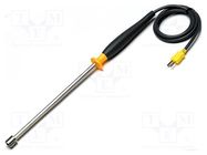 Probe: K-type temperature; -127÷600°C; 1m; Kind of probe: surface FLUKE