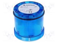 Module: light signaller; blue; LED; 24VDC; 24VAC; IP65; Ø70x65mm WERMA
