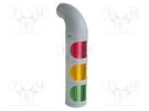 Signaller: signalling column; LED; red/yellow/green; 24VDC; IP65 WERMA