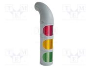 Signaller: signalling column; LED; red/yellow/green; 24VDC; IP65 WERMA